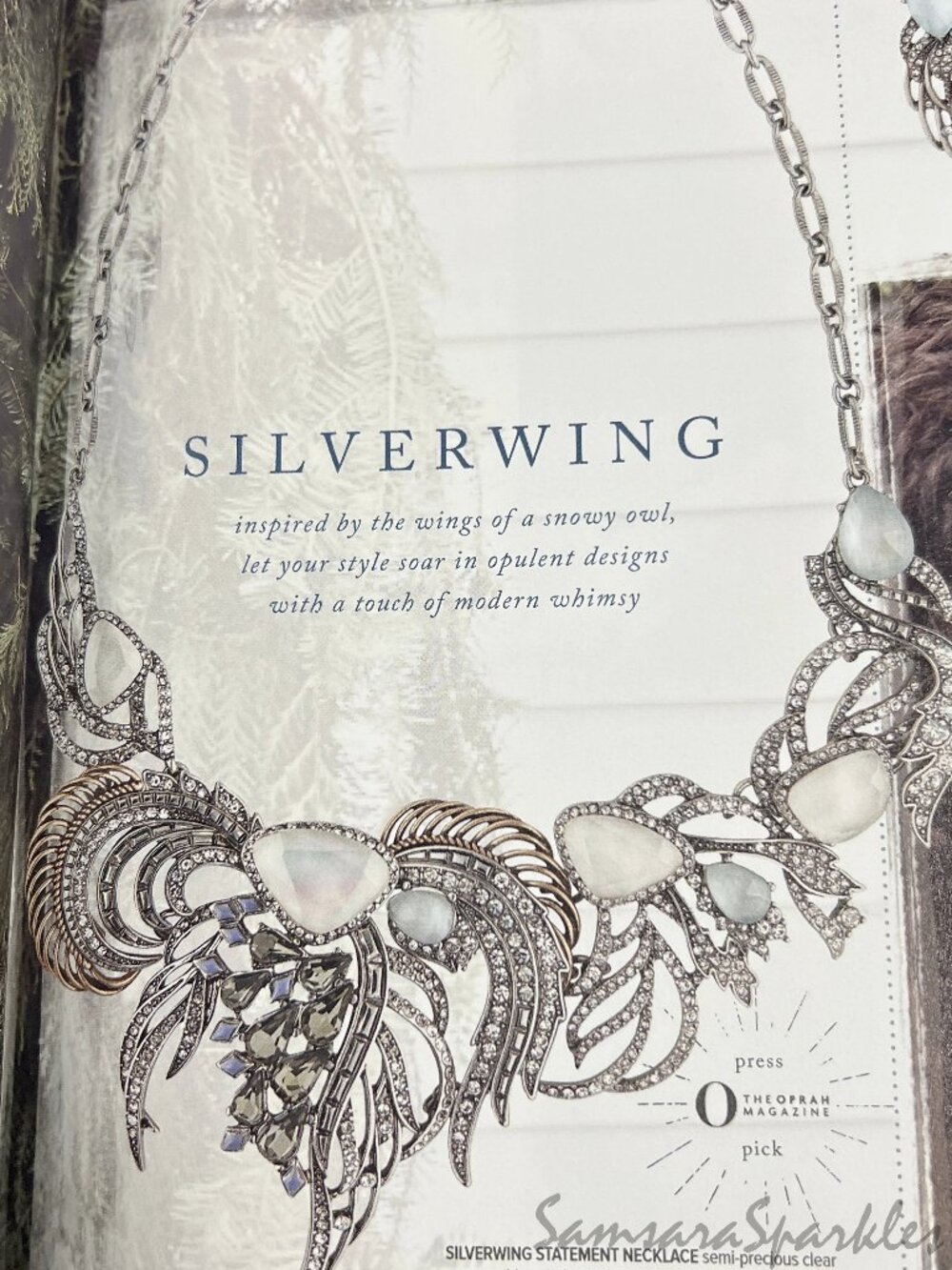 NWT Chloe + Isabel Silverwing Statement Necklace - Picture 6 of 8